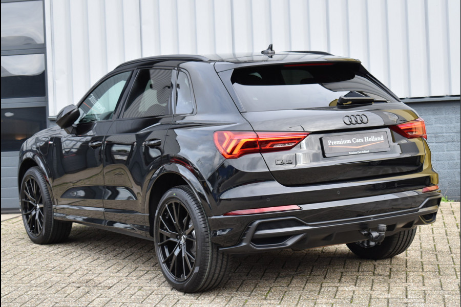 Audi Q3 45 TFSI e S-Line 245 Pk Black Ed Navi Leder Trekhaak 20 Inch Audi Q3 45 TFSI e S-Line 245 Pk Black Ed Navi Leder Trekhaak 20 Inch