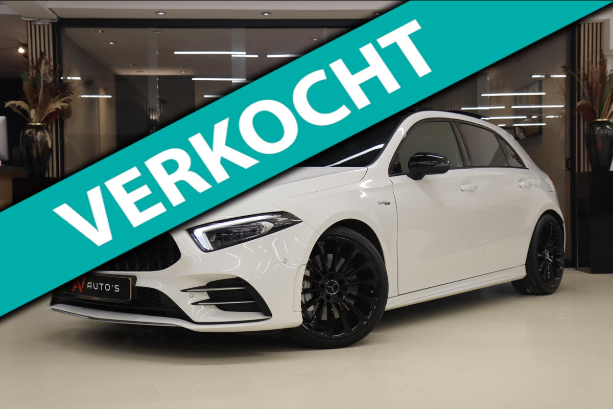 Mercedes-Benz A-Klasse AMG 35 4MATIC PANO/CAM/BURM/BLINDESPOT/NIGHTPAKET/BOMVOL Mercedes-Benz A-Klasse AMG 35 4MATIC PANO/CAM/BURM/BLINDESPOT/NIGHTPAKET/BOMVOL