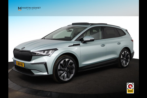 Škoda ENYAQ iV 80|SOH 90%|Panoramadak|Leer|Trekhaak|ACC|Stoelverwarming