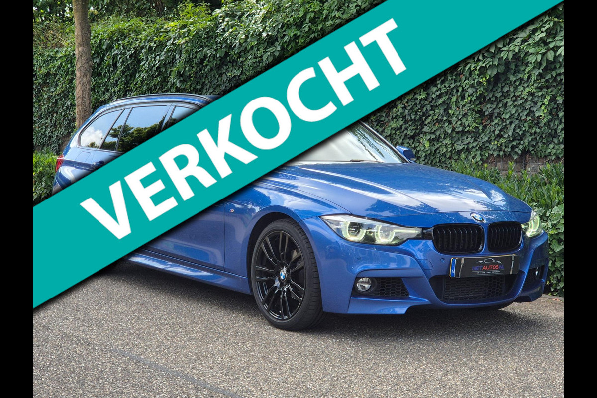 BMW 3 Serie Touring F31 M Sport blauw Harman Kardon Apple CarPlay Dig.teller 19inch breedset Su