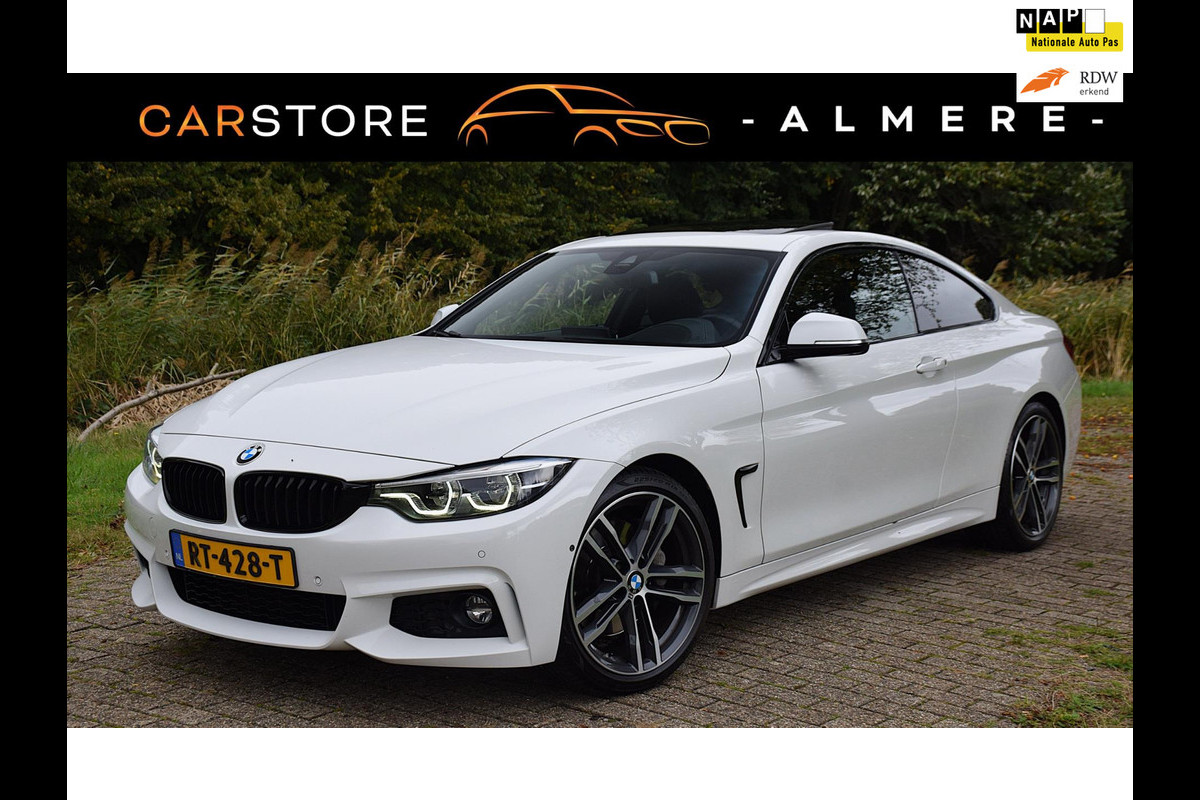 BMW 4 Serie Coupé 440i High Executive*M-Pakket*Dak*Keyless*Head-up*VOL!!! BMW 4 Serie Coupé 440i High Executive*M-Pakket*Dak*Keyless*Head-up*VOL!!!