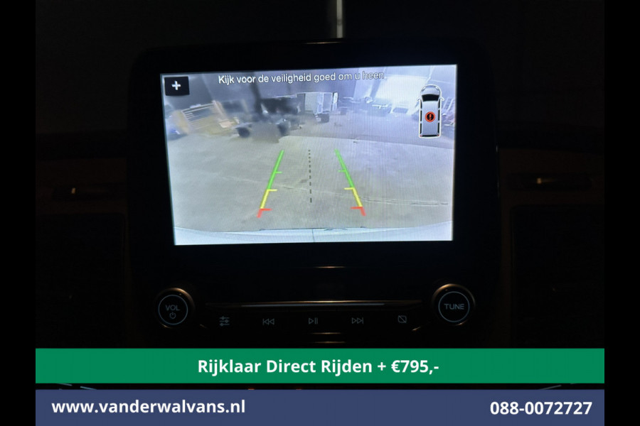 Ford Transit 2.0 TDCI 131pk L3H2 Euro6 *Rijklaar Direct Rijden* Airco | Camera | Navigatie | Apple Carplay | Android Auto | Stoelverwarming Verwarmde voorruit, Cruisecontrol, Parkeersensoren, Elektrisch verstelbare bestuurdersstoel, Bijrijdersbank