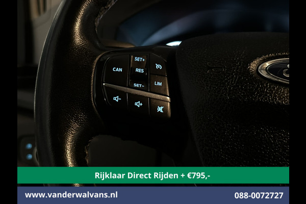 Ford Transit 2.0 TDCI 131pk L3H2 Euro6 *Rijklaar Direct Rijden* Airco | Camera | Navigatie | Apple Carplay | Android Auto | Stoelverwarming Verwarmde voorruit, Cruisecontrol, Parkeersensoren, Elektrisch verstelbare bestuurdersstoel, Bijrijdersbank