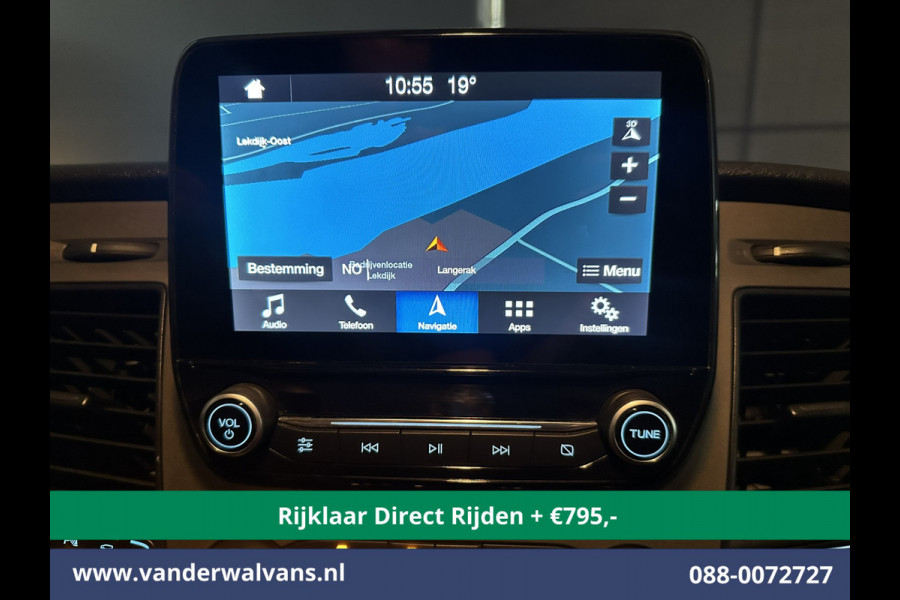 Ford Transit 2.0 TDCI 131pk L3H2 Euro6 *Rijklaar Direct Rijden* Airco | Camera | Navigatie | Apple Carplay | Android Auto | Stoelverwarming Verwarmde voorruit, Cruisecontrol, Parkeersensoren, Elektrisch verstelbare bestuurdersstoel, Bijrijdersbank