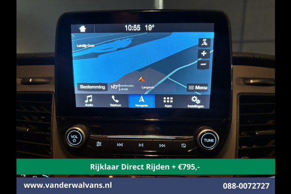 Ford Transit 2.0 TDCI 131pk L3H2 Euro6 *Rijklaar Direct Rijden* Airco | Camera | Navigatie | Apple Carplay | Android Auto | Stoelverwarming Verwarmde voorruit, Cruisecontrol, Parkeersensoren, Elektrisch verstelbare bestuurdersstoel, Bijrijdersbank