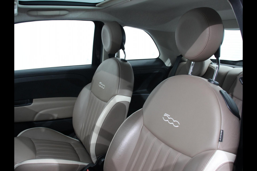 Fiat 500 1.2 Lounge | Navigatie | Lederen Interieur | Climate Control | Panoramadak | Parkeer sensoren Fiat 500 1.2 Lounge | Navigatie | Lederen Interieur | Climate Control | Panoramadak | Parkeer sensoren