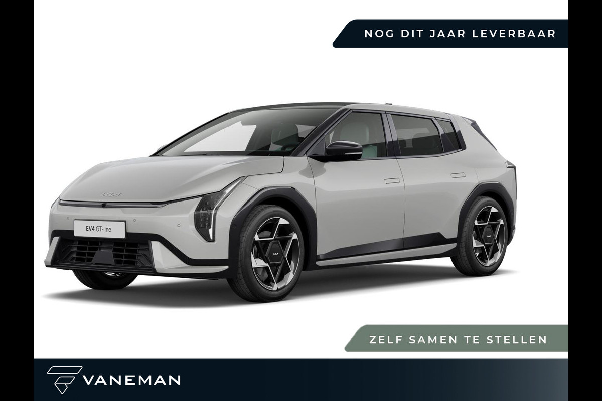 Kia EV4 GT-Line 81.4 kWh | Cruise control adaptief met Stop&Go en stuurhulp | Tijdelijk gratis Metallic Lak t.w.v. € 895,- | Zelf samenstellen Kia EV4 GT-Line 81.4 kWh | Cruise control adaptief met Stop&Go en stuurhulp | Tijdelijk gratis Metallic Lak t.w.v. € 895,- | Zelf samenstellen