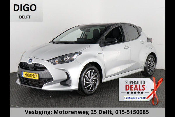 Toyota Yaris 1.5 HYBRID BI-TONE SILVERLINE AUTOMAAT CLOUD NAVI APPLE & ANDROID.CAMERA.TOYOTA GARANTIE TOT 2031 !!