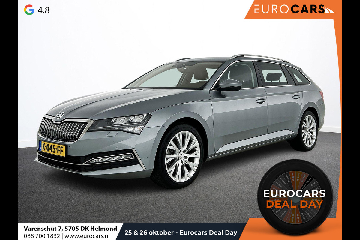 Škoda Superb Combi 1.4 TSI iV Business Edition Plus PHEV Airco ECC Navi Carplay Adaptive Cruise 18" LM Velgen Leder/Alcantara Virtual Cockpit El Achterklep Full LED Stoelverwarming Škoda Superb Combi 1.4 TSI iV Business Edition Plus PHEV Airco ECC Navi Carplay Adaptive Cruise 18" LM Velgen Leder/Alcantara Virtual Cockpit El Achterklep Full LED Stoelverwarming