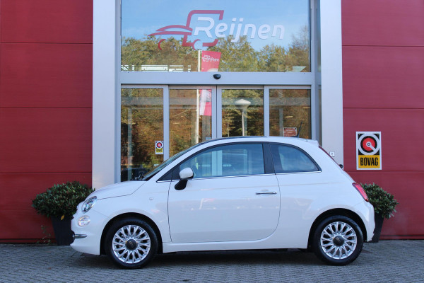 Fiat 500 1.0 72PK HYbrid DOLCEVITA FINALE | PANORAMA DAK | APPLE CARPLAY / ANDROID AUTO | ELEKTRISCHE RAMEN VOOR | PARKEERSENSOREN ACHTER |  LED DAGRIJVERLICHTING | 15"LICHTMETALEN VELGEN | CRUISE CONTROL | IN 2 DELEN NEERKLAPBARE ACHTERBANK | AIRCO | MISTLAMPEN VOOR |