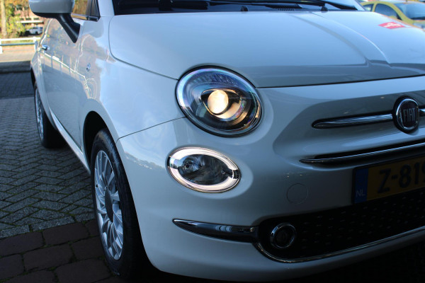 Fiat 500 1.0 72PK HYbrid DOLCEVITA FINALE | PANORAMA DAK | APPLE CARPLAY / ANDROID AUTO | ELEKTRISCHE RAMEN VOOR | PARKEERSENSOREN ACHTER |  LED DAGRIJVERLICHTING | 15"LICHTMETALEN VELGEN | CRUISE CONTROL | IN 2 DELEN NEERKLAPBARE ACHTERBANK | AIRCO | MISTLAMPEN VOOR |