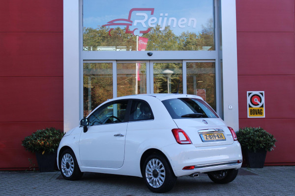 Fiat 500 1.0 72PK HYbrid DOLCEVITA FINALE | PANORAMA DAK | APPLE CARPLAY / ANDROID AUTO | ELEKTRISCHE RAMEN VOOR | PARKEERSENSOREN ACHTER |  LED DAGRIJVERLICHTING | 15"LICHTMETALEN VELGEN | CRUISE CONTROL | IN 2 DELEN NEERKLAPBARE ACHTERBANK | AIRCO | MISTLAMPEN VOOR |