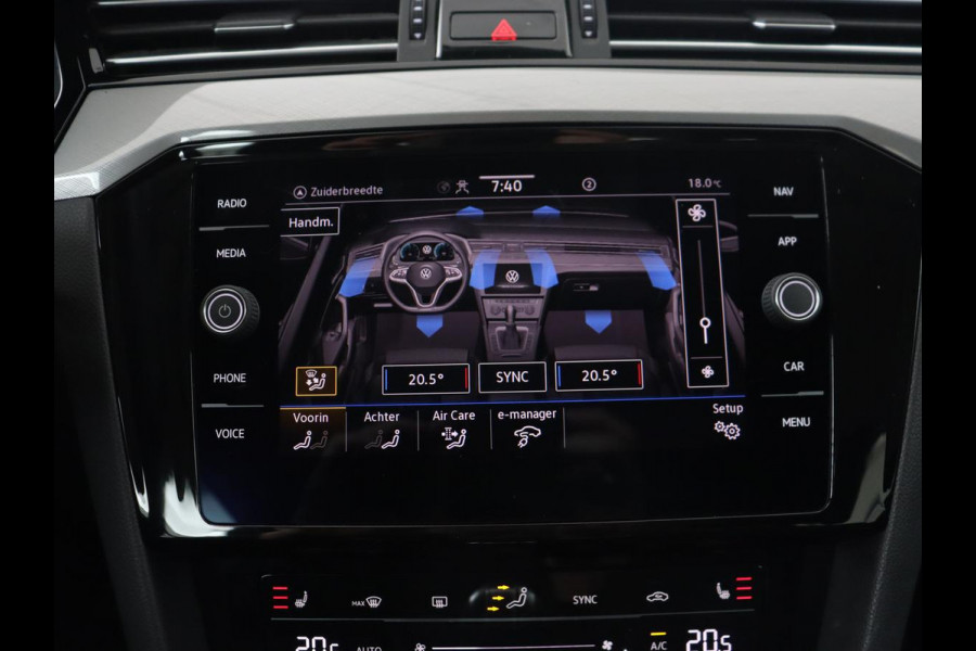 Volkswagen Passat 1.4 TSI PHEV GTE | Stoelverwarming | Massage | Camera | Adaptive cruise | Carplay | Matrix LED | Navigatie | Plug In