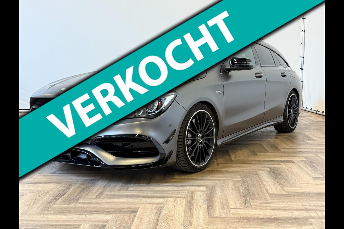 Mercedes-Benz CLA-Klasse Shooting Brake AMG 45 4MATIC Ambition|PANO|NAP|INRUIL MOGELIJK Mercedes-Benz CLA-Klasse Shooting Brake AMG 45 4MATIC Ambition|PANO|NAP|INRUIL MOGELIJK
