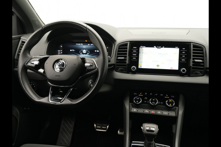 Škoda Karoq 1.5 TSI ACT 150PK DSG Sportline Business Navigatie Camera elek klep keyless 18"velgen 151 Škoda Karoq 1.5 TSI ACT 150PK DSG Sportline Business Navigatie Camera elek klep keyless 18"velgen 151