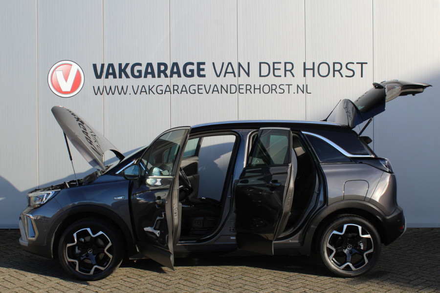 Opel Crossland 1.2-Turbo 110 pk Ultimate Mooie en luxe hoogzitter met weinig km's ! Volautm. airco dual, cruise control, camera, comfortstoelen, metallic lak,  LM wielen, navigatie, telefoonvoorb., LED verlichting  etc. Opel Crossland 1.2-Turbo 110 pk Ultimate Mooie en luxe hoogzitter met weinig km's ! Volautm. airco dual, cruise control, camera, comfortstoelen, metallic lak,  LM wielen, navigatie, telefoonvoorb., LED verlichting  etc.