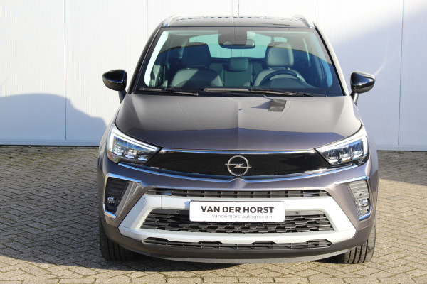 Opel Crossland 1.2-Turbo 110 pk Ultimate Mooie en luxe hoogzitter met weinig km's ! Volautm. airco dual, cruise control, camera, comfortstoelen, metallic lak,  LM wielen, navigatie, telefoonvoorb., LED verlichting  etc.