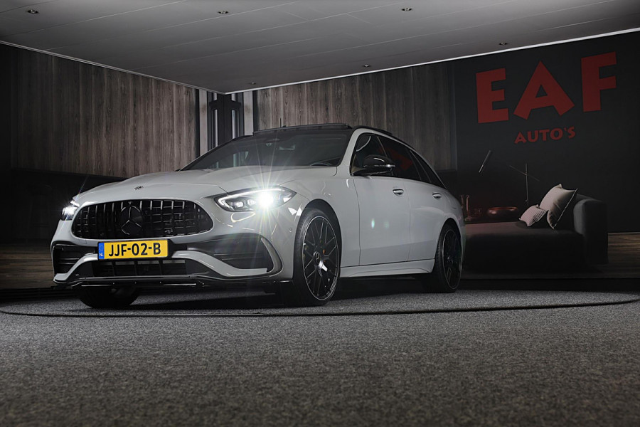 Mercedes-Benz C-Klasse Estate 300 e AMG 63 Look / Massage / Burmester / Head Up / 360 Camera / Acc / Elek Stoelen / Open Pano / 20