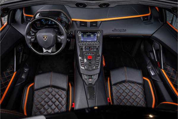 Lamborghini Aventador 6.5 V12 S - Arancio Atlas | Roadster | Lift | Personam + Carbon Package | Sensonum Lamborghini Aventador 6.5 V12 S - Arancio Atlas | Roadster | Lift | Personam + Carbon Package | Sensonum