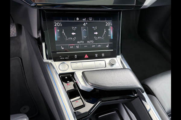 Audi e-tron 50 Quattro 313pk SOH 92% Leer Pano-dak Bang&Olufsen®-Hifi Memory Adaptieve Cruise Control Stoelverwarming DAB Elek.verst.Stoelen Led Elek.Achterklep Business Edition Plus 71kWh 1e Eigenaar Origineel Nederlandse Auto Nieuwprijs €75.963,-