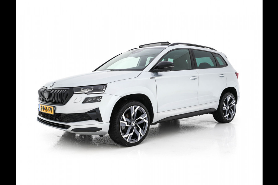 Škoda Karoq 1.5 TSI ACT Sportline (INCL-BTW) Aut. *PANO | DIGI-COCKPIT | ADAPTIVE-CRUISE | FULL-LED | BLIND-SPOT | HEATED-SPORTSEATS | CAMERA | AMBIENT-LIGHT | NAVI-FULLMAP | KEYLESS | DAB+ | SHIFT-PADDLES | PRIVACY-GLASS | .