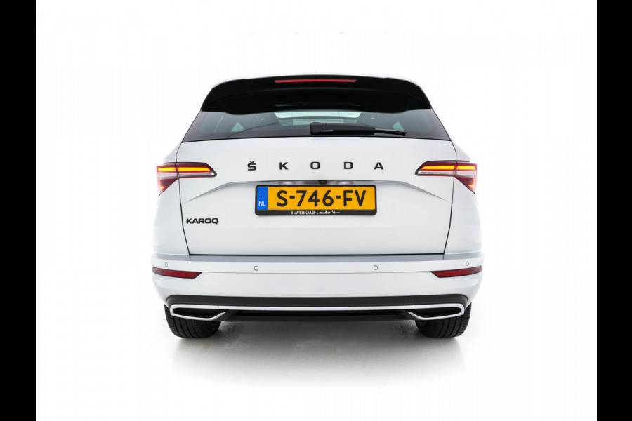 Škoda Karoq 1.5 TSI ACT Sportline (INCL-BTW) Aut. *PANO | DIGI-COCKPIT | ADAPTIVE-CRUISE | FULL-LED | BLIND-SPOT | HEATED-SPORTSEATS | CAMERA | AMBIENT-LIGHT | NAVI-FULLMAP | KEYLESS | DAB+ | SHIFT-PADDLES | PRIVACY-GLASS | .