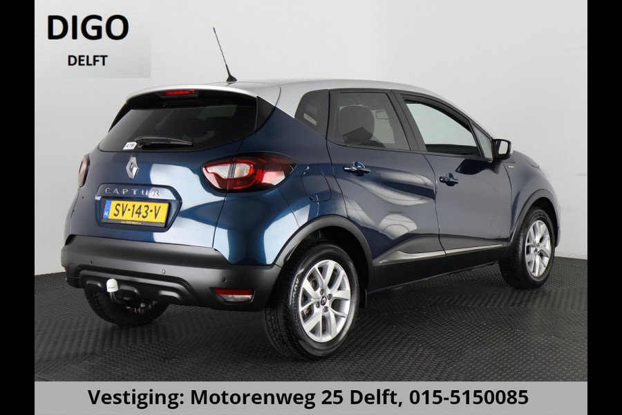 Renault Captur TCE LIMITED NAVI TREKHAAK GARANTIE TOT 6-2028* PARKEERSENSOREN ACHTER . BI-COLOR. Renault Captur TCE LIMITED NAVI TREKHAAK GARANTIE TOT 6-2028* PARKEERSENSOREN ACHTER . BI-COLOR.