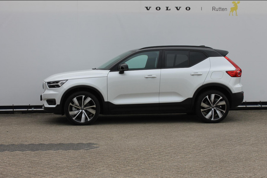 Volvo XC40 Recharge P8 AWD R-Design 20" lm velgen / Warmtepomp / Extra getint glas vanaf de B-Stijl / Google infotainment