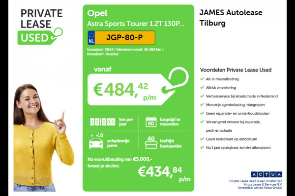 Opel Astra Sports Tourer 1.2T 130PK Ultimate PANO | HEAD-UP | AD-CRUISE | LED | CARPLAY Opel Astra Sports Tourer 1.2T 130PK Ultimate PANO | HEAD-UP | AD-CRUISE | LED | CARPLAY