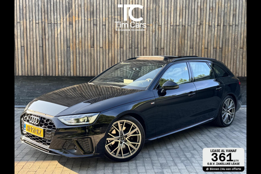 Audi A4 Avant 35 TFSI S-line Automaat | Panoramadak | Leer/alcantara bekleding | Elektrisch verstelbare bestuurdersstoel | LED verlichti