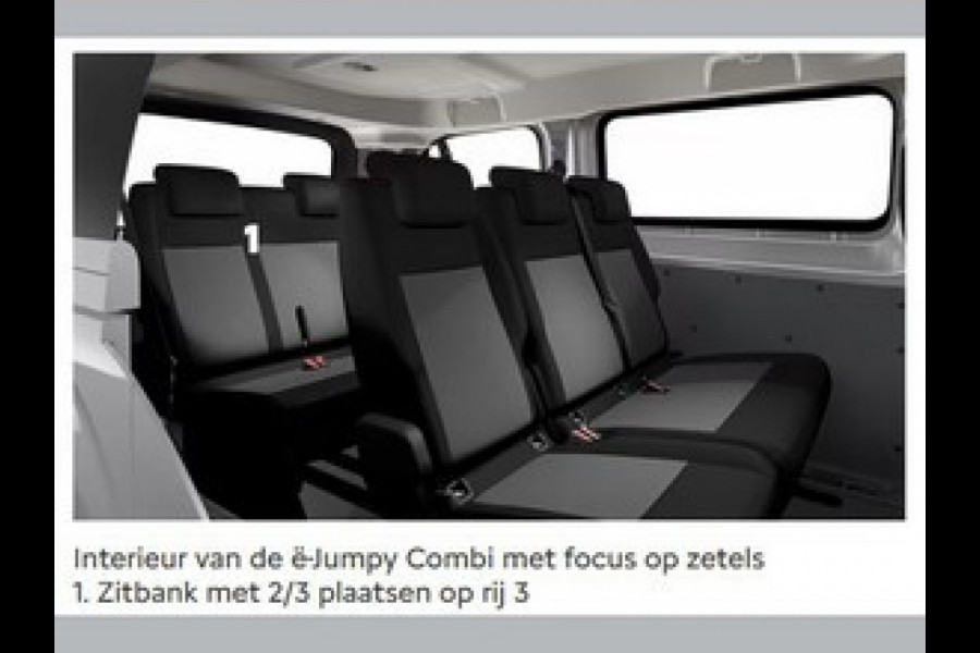 Citroën ë-Jumpy Combi 9 pers. 75 kWH L3 136