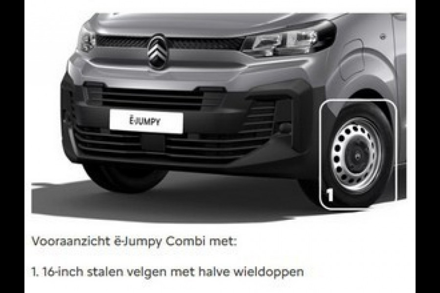 Citroën ë-Jumpy Combi 9 pers. 75 kWH L3 136