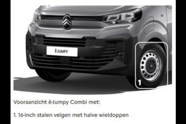 Citroën ë-Jumpy Combi 9 pers. 75 kWH L3 136