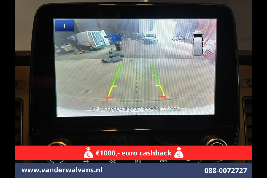 Ford Transit 2.0 TDCI 130pk L3H2 Euro6 Airco | Navigatie | Stoelverwarming | Camera | Apple Carplay | Android Auto LED, cruisecontrol, parkeersensoren, verwarmde voorruit, 2500kg trekvermogen