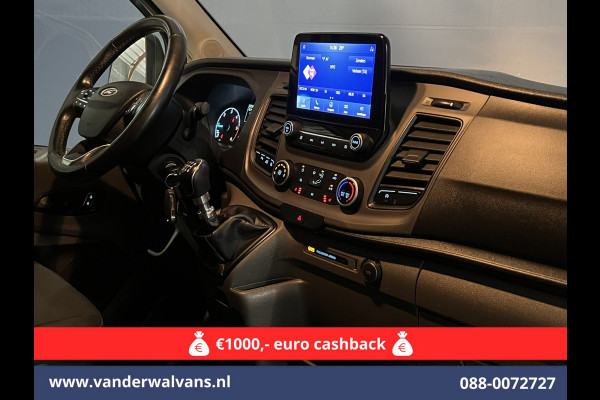 Ford Transit 2.0 TDCI 130pk L3H2 Euro6 Airco | Navigatie | Stoelverwarming | Camera | Apple Carplay | Android Auto LED, cruisecontrol, parkeersensoren, verwarmde voorruit, 2500kg trekvermogen