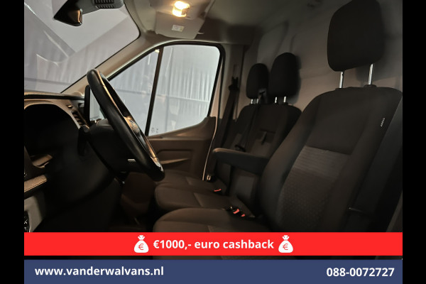 Ford Transit 2.0 TDCI 130pk L3H2 Euro6 Airco | Navigatie | Stoelverwarming | Camera | Apple Carplay | Android Auto LED, cruisecontrol, parkeersensoren, verwarmde voorruit, 2500kg trekvermogen