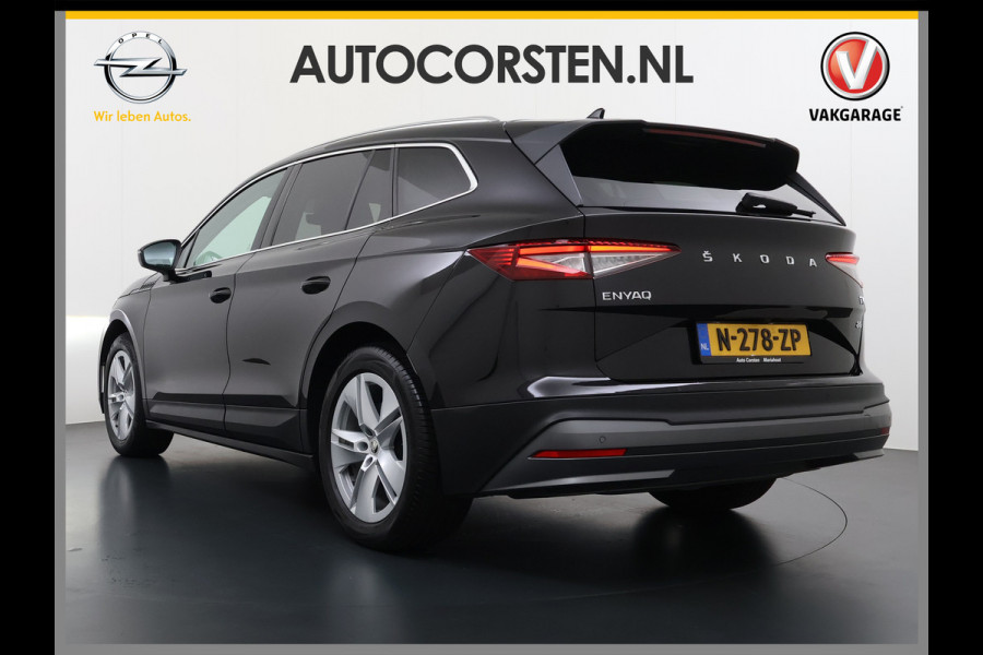 Škoda ENYAQ iV 80 First Edition SOH 92% Leder + Mermory Adap.Cruise 360°Camera Navi Ecc Apple Carplay Android Auto Stoel+Stuurverwarming Lane Assist Elek.Achterklep DAB+ Led
