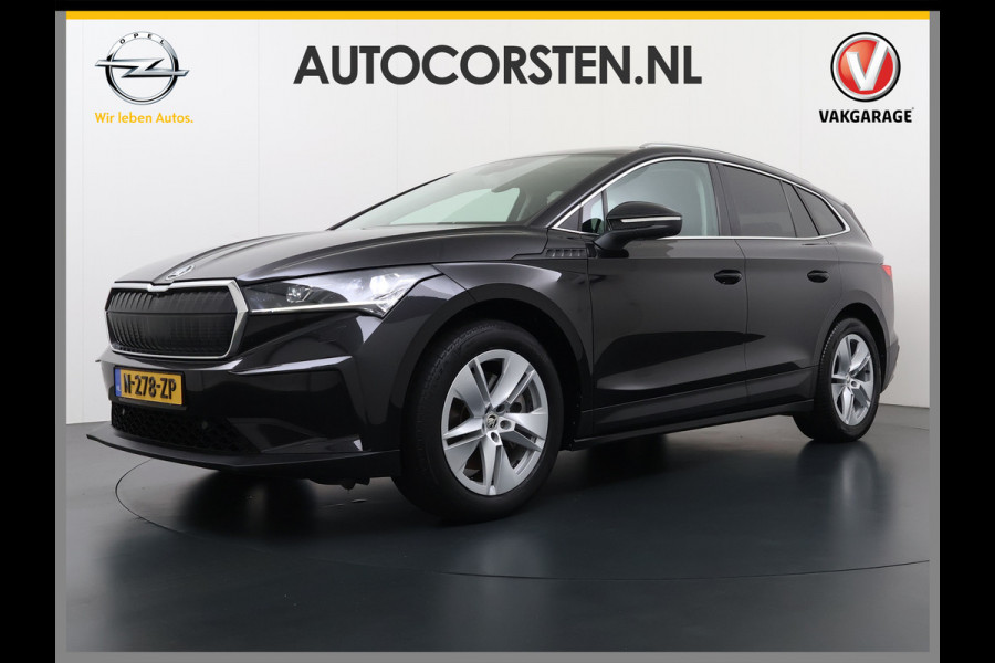 Škoda ENYAQ iV 80 First Edition SOH 92% Leder + Mermory Adap.Cruise 360°Camera Navi Ecc Apple Carplay Android Auto Stoel+Stuurverwarming Lane Assist Elek.Achterklep DAB+ Led