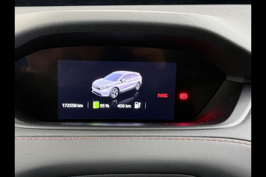 Škoda ENYAQ iV 80 First Edition SOH 92% Leder + Mermory Adap.Cruise 360°Camera Navi Ecc Apple Carplay Android Auto Stoel+Stuurverwarming Lane Assist Elek.Achterklep DAB+ Led