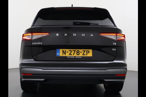 Škoda ENYAQ iV 80 First Edition SOH 92% Leder + Mermory Adap.Cruise 360°Camera Navi Ecc Apple Carplay Android Auto Stoel+Stuurverwarming Lane Assist Elek.Achterklep DAB+ Led