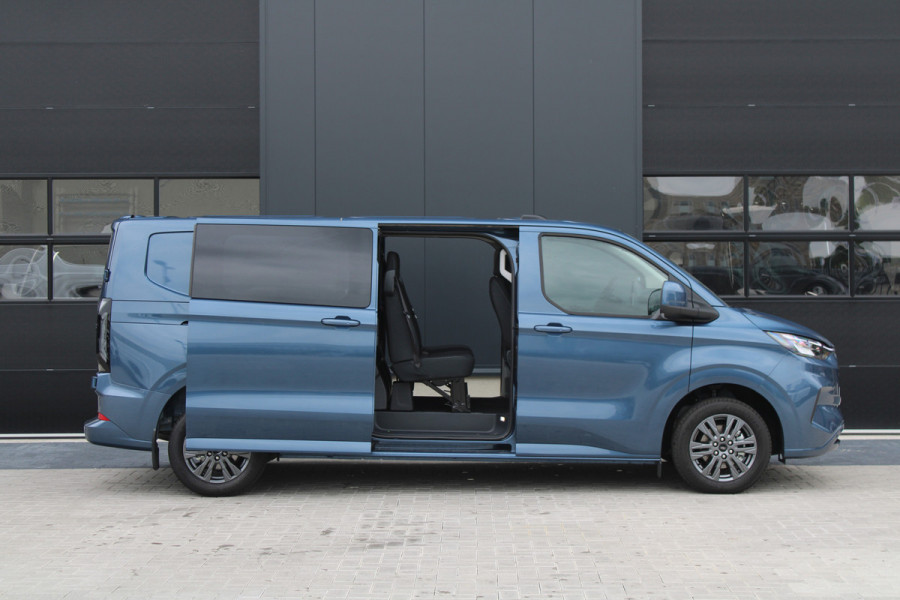 Ford Transit Custom 320 2.0 TDCI L2H1 Limited DC 170pk - Adaptive Cruise - Blind Spot - Navigatie - LED - Stoelverwarming - Rijklaar Ford Transit Custom 320 2.0 TDCI L2H1 Limited DC 170pk - Adaptive Cruise - Blind Spot - Navigatie - LED - Stoelverwarming - Rijklaar