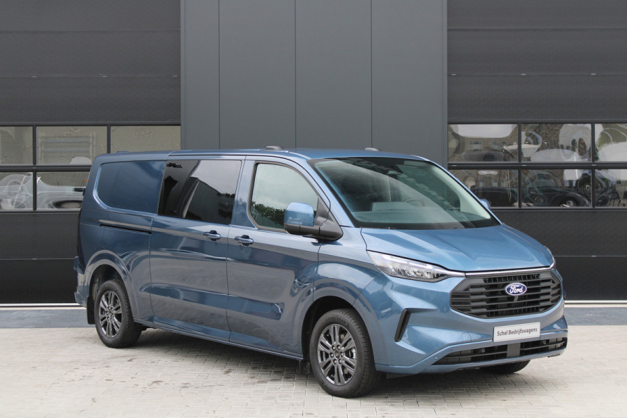 Ford Transit Custom 320 2.0 TDCI L2H1 Limited DC 170pk - Adaptive Cruise - Blind Spot - Navigatie - LED - Stoelverwarming - Rijklaar Ford Transit Custom 320 2.0 TDCI L2H1 Limited DC 170pk - Adaptive Cruise - Blind Spot - Navigatie - LED - Stoelverwarming - Rijklaar