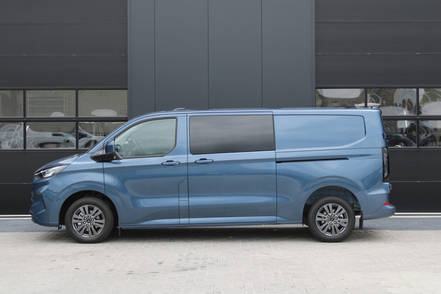 Ford Transit Custom 320 2.0 TDCI L2H1 Limited DC 170pk - Adaptive Cruise - Blind Spot - Navigatie - LED - Stoelverwarming - Rijklaar Ford Transit Custom 320 2.0 TDCI L2H1 Limited DC 170pk - Adaptive Cruise - Blind Spot - Navigatie - LED - Stoelverwarming - Rijklaar
