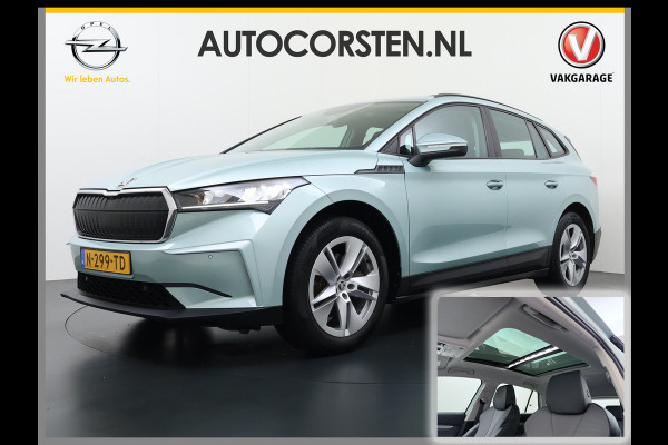Škoda ENYAQ iV 60 Trekhaak Panoramadak Camera Navi Ecc Apple Carplay Android Auto Cruise Control Pdc DAB Lmv 19" Keyless Led Connected services Origineel Nederlandse Auto