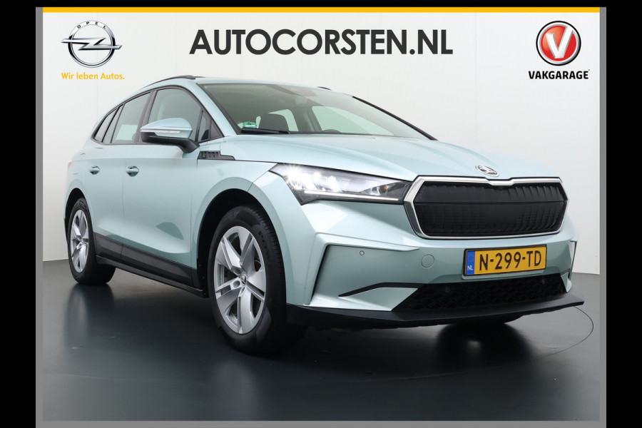 Škoda ENYAQ iV 60 Trekhaak Panoramadak Camera Navi Ecc Apple Carplay Android Auto Cruise Control Pdc DAB Lmv 19" Keyless Led Connected services Origineel Nederlandse Auto