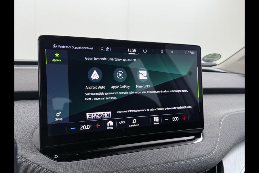 Škoda ENYAQ iV 60 Trekhaak Panoramadak Camera Navi Ecc Apple Carplay Android Auto Cruise Control Pdc DAB Lmv 19" Keyless Led Connected services Origineel Nederlandse Auto