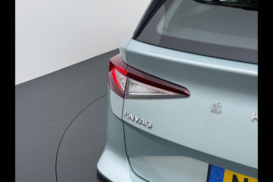 Škoda ENYAQ iV 60 Trekhaak Panoramadak Camera Navi Ecc Apple Carplay Android Auto Cruise Control Pdc DAB Lmv 19" Keyless Led Connected services Origineel Nederlandse Auto