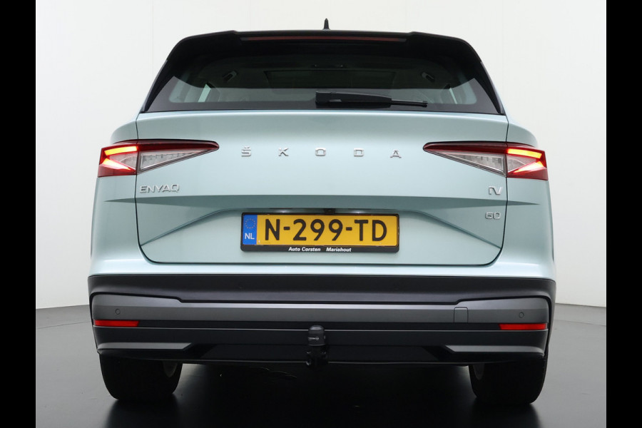Škoda ENYAQ iV 60 Trekhaak Panoramadak Camera Navi Ecc Apple Carplay Android Auto Cruise Control Pdc DAB Lmv 19" Keyless Led Connected services Origineel Nederlandse Auto
