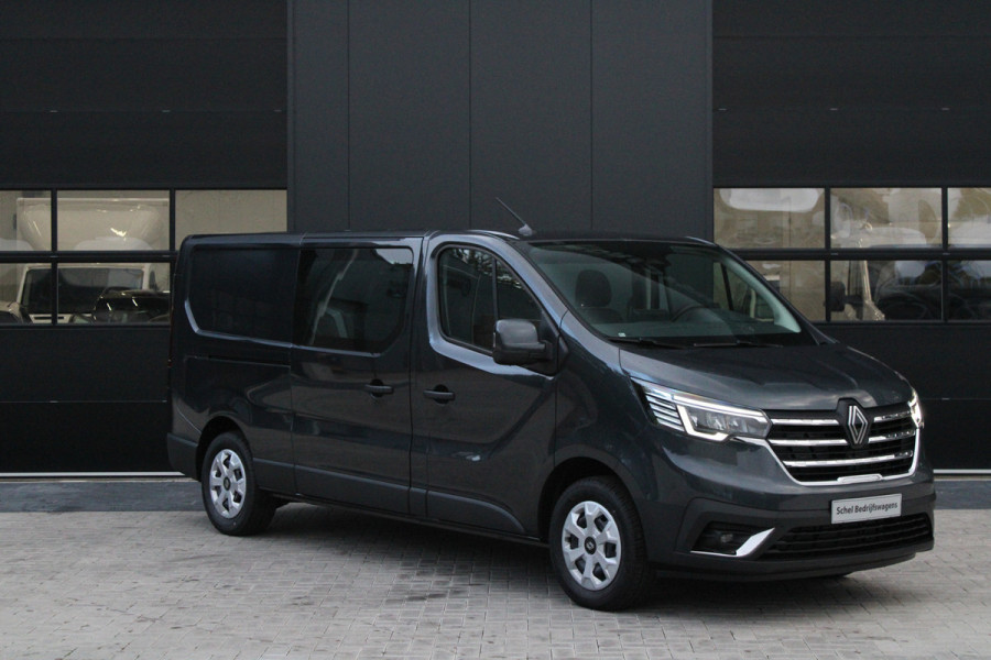 Renault Trafic 2.0 Blue dCi 130pk T29 L2H1 Advance Dubbele Cabine - Carplay - Android - 2x Schuifdeur - Passagiersstoel - Camera - LED - Rijkla