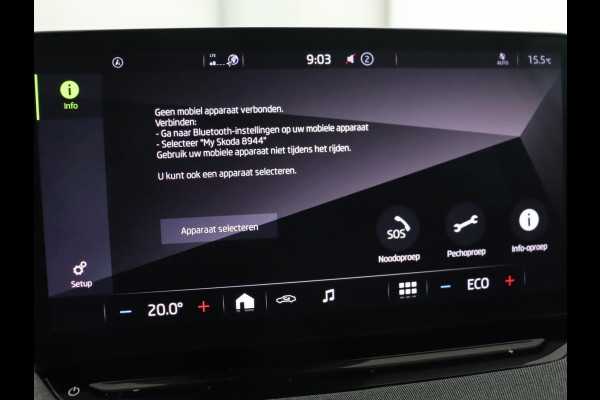Škoda ENYAQ iV 80 | Matrix LED | Carplay | Camera | Navigatie | Sfeerverlichting | Half leder | Stuurverwarming | Cruise control | Parkeerhulp